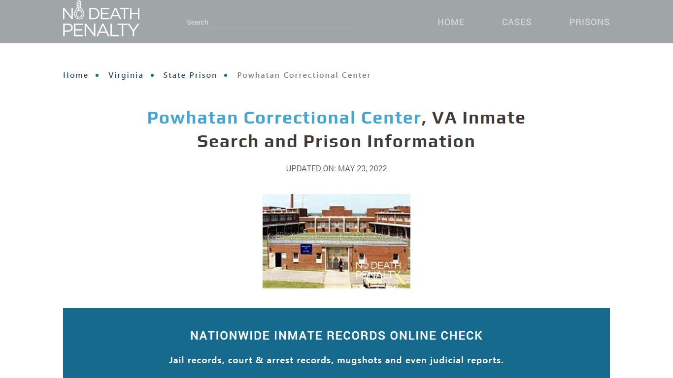 Powhatan Correctional Center - End The Death Penalty!